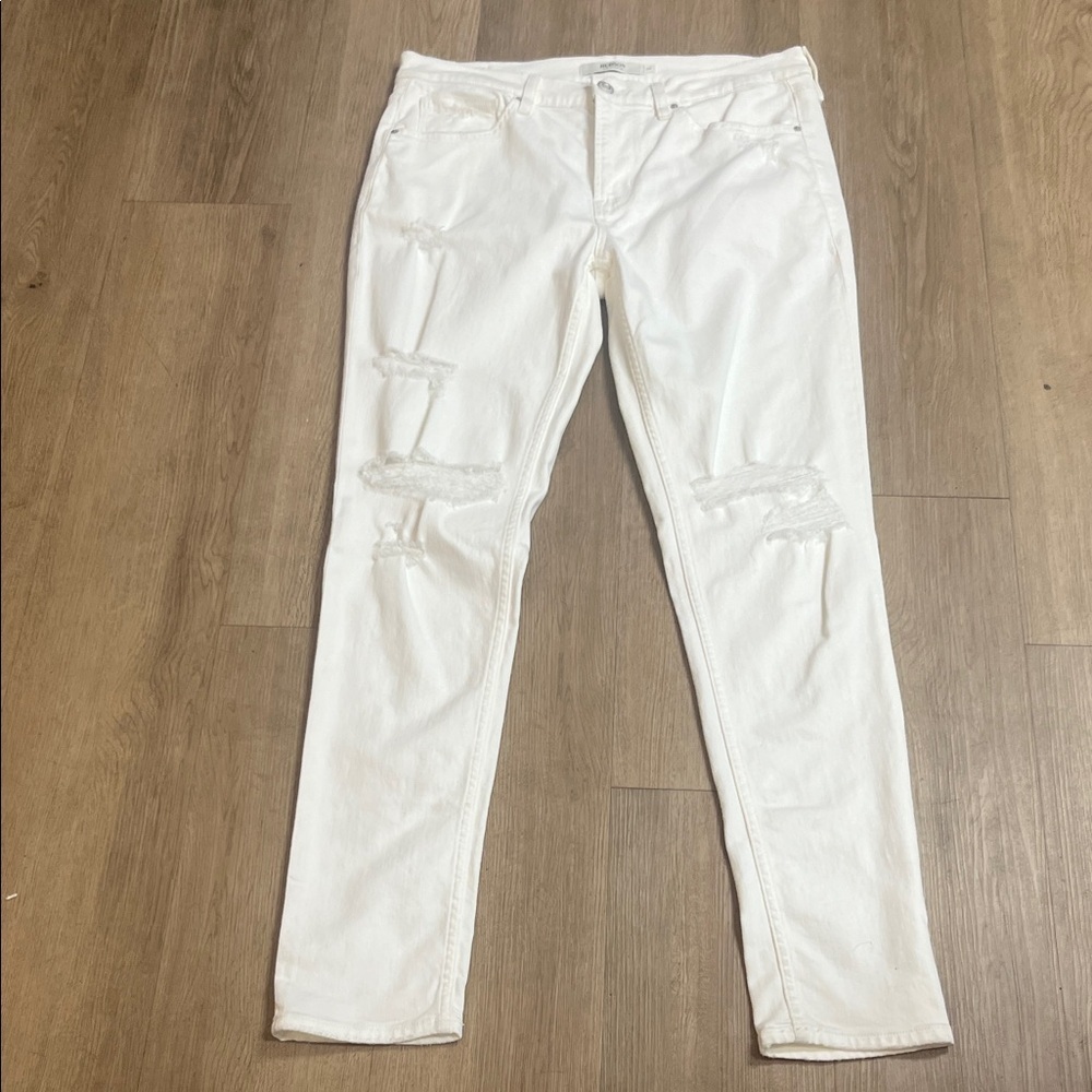 Hudson Zack Distressed Skinny Fit Jeans 34x32